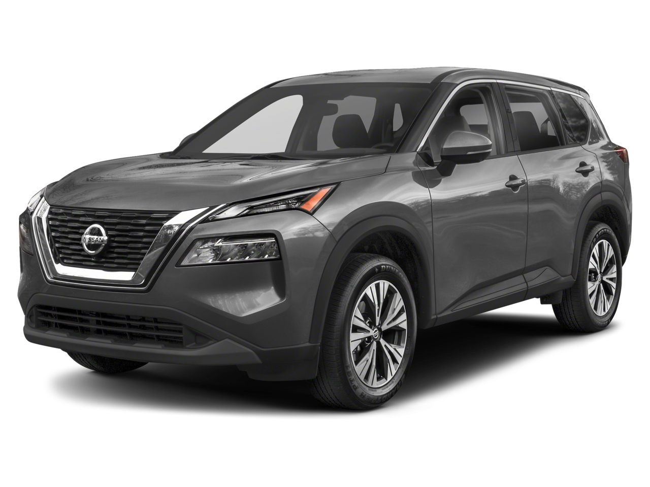 2023 Nissan Rogue SV in Gray — front three-quarter view