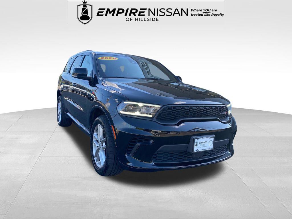 2024 Dodge Durango GT Plus AWD in Db Black Clearcoat — front three-quarter view