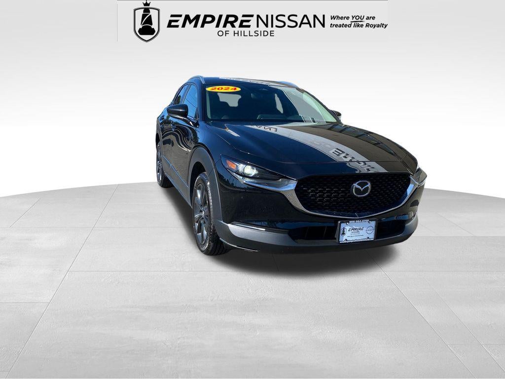 2024 Mazda Mazda CX-30 2.5 S Select Sport in Jet Black Mica — front three-quarter view