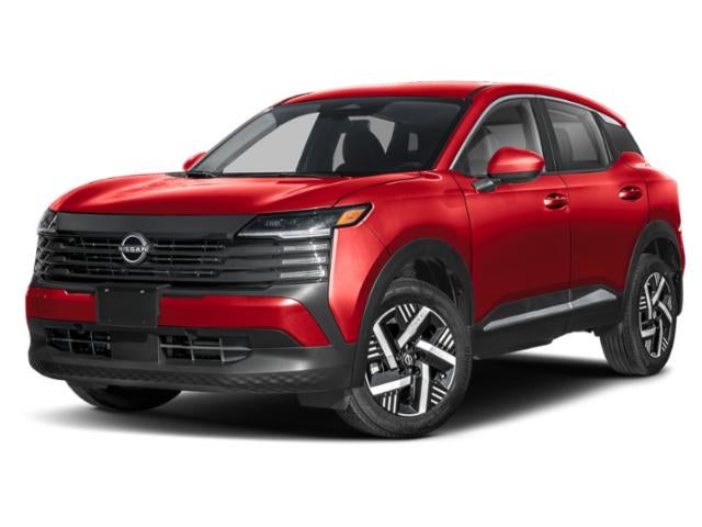 2026 Nissan Kicks SV in Scarlet Ember Tintcoat — front three-quarter view