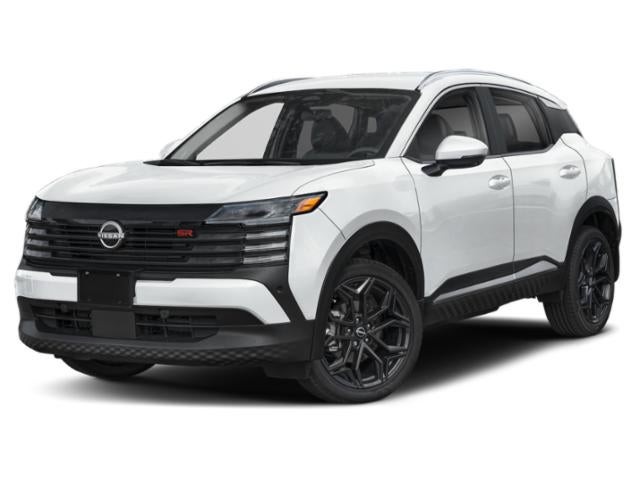 2026 Nissan Kicks SR in Aspen White Tricoat — front three-quarter view