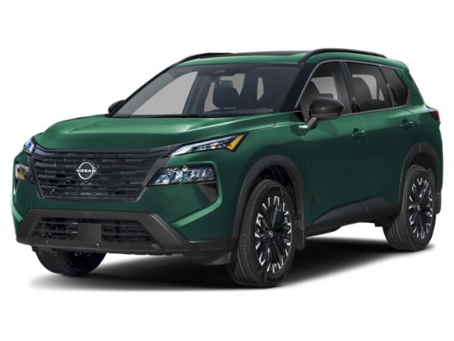 2026 Nissan Rogue Dark Armor in Obsidian Green — front three-quarter view