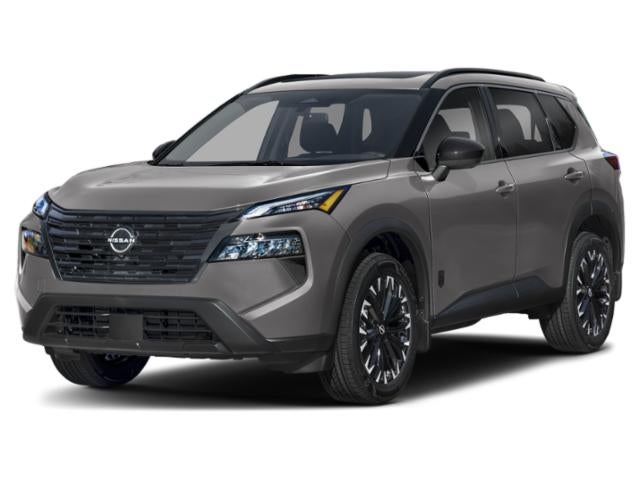 2026 Nissan Rogue Dark Armor in Gun Metallic — front three-quarter view