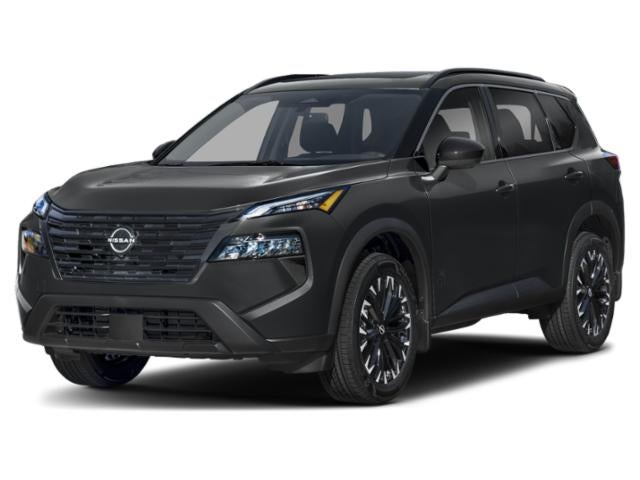 2026 Nissan Rogue Dark Armor in Super Black — front three-quarter view